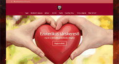 Desktop Screenshot of ezoterikus-tarskereso.hu